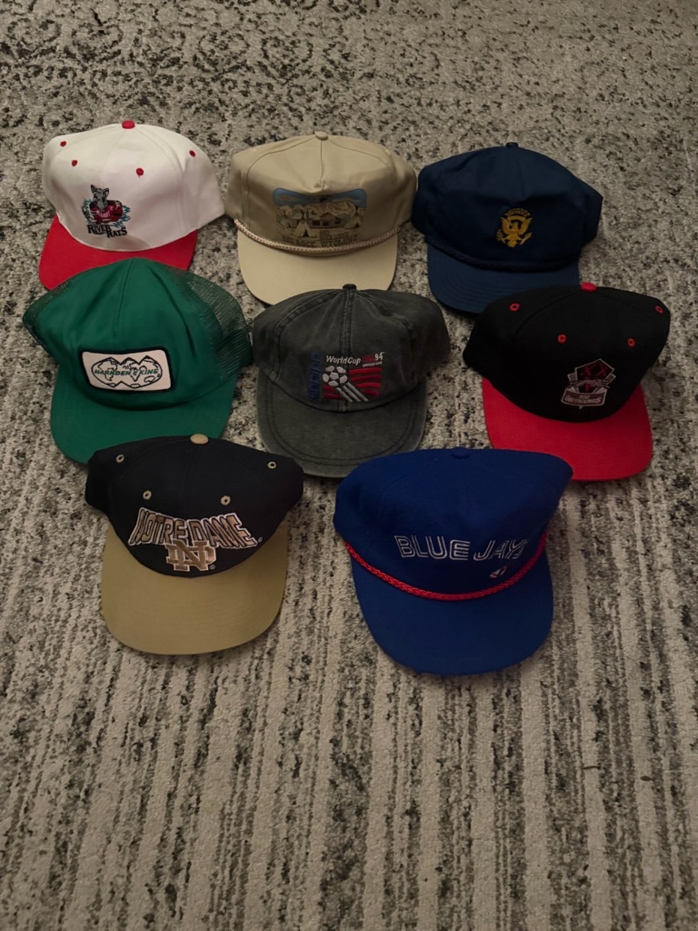 Vintage Snapback Hat Lot